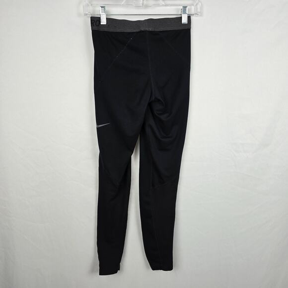 Nike Pro Legging Joggers Yoga Dri-Fit Pants Women's Small Black w/ Logo Athletic - Picture 2 of 16